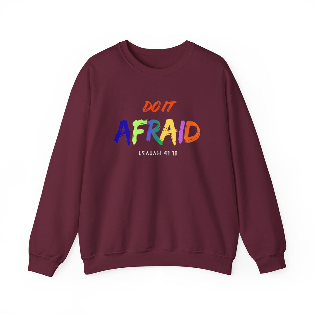 Do It Afraid | Isaiah 41:10 Sweatshirt