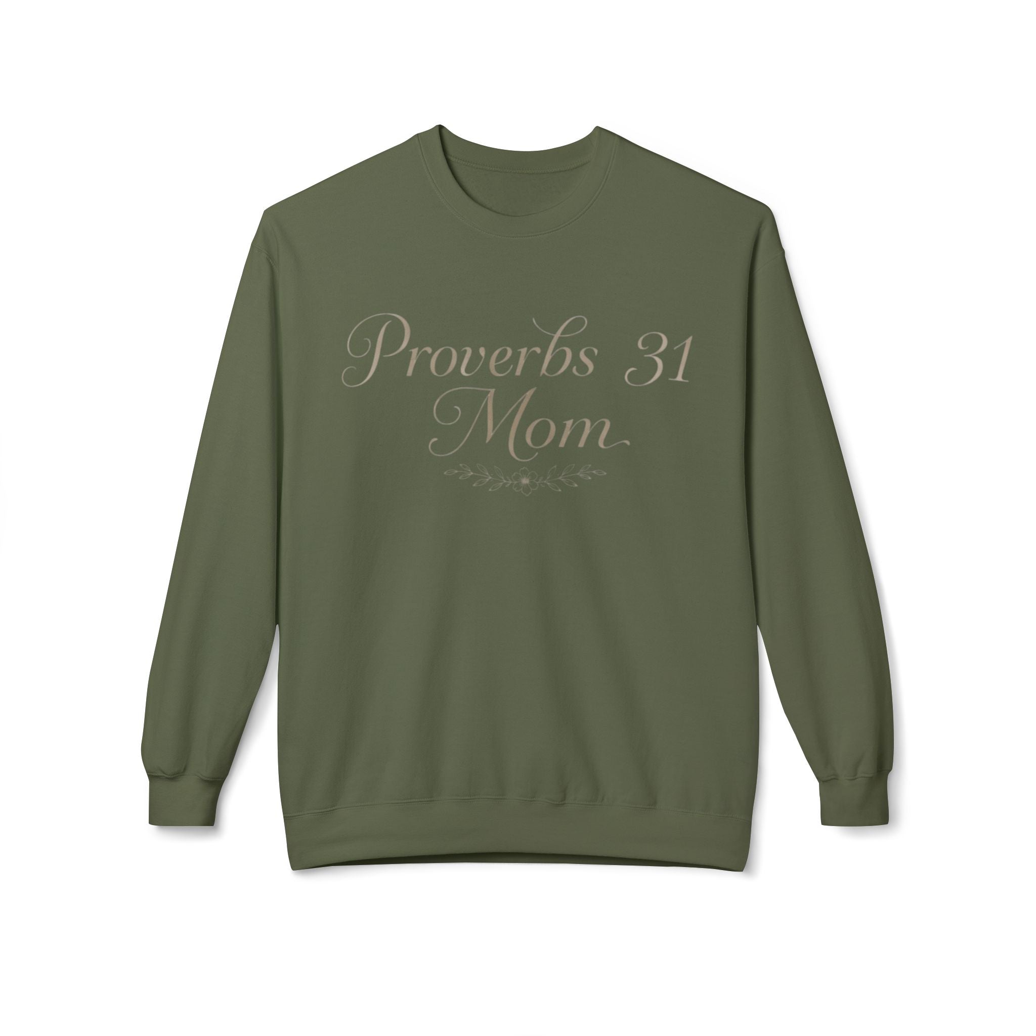 Proverbs 31 Mom Crewneck Sweatshirt – Faith-Based Mother's Day Gift