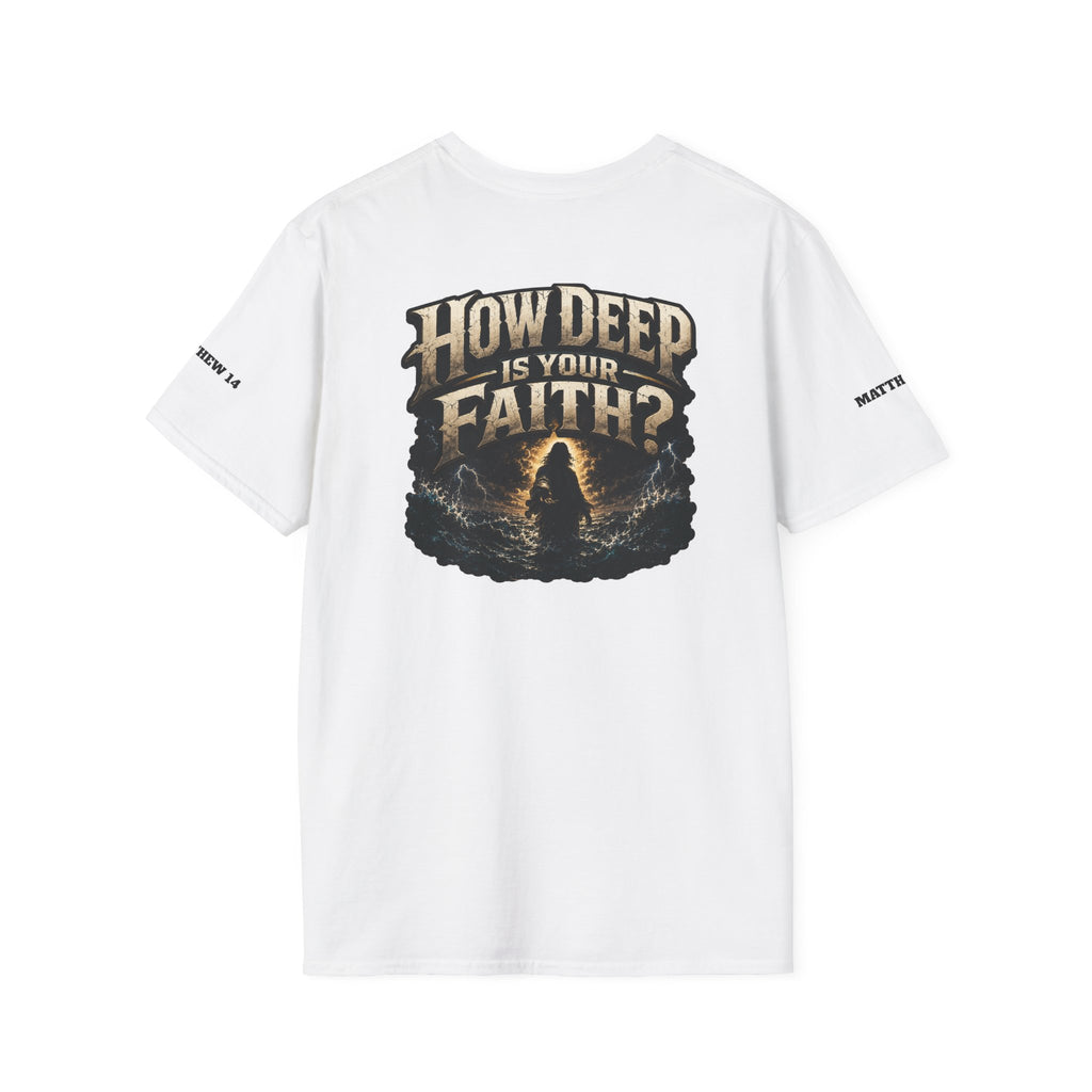 Christian Workout Shirt – Courage | Matthew 14 Oversized Lightweight Tee