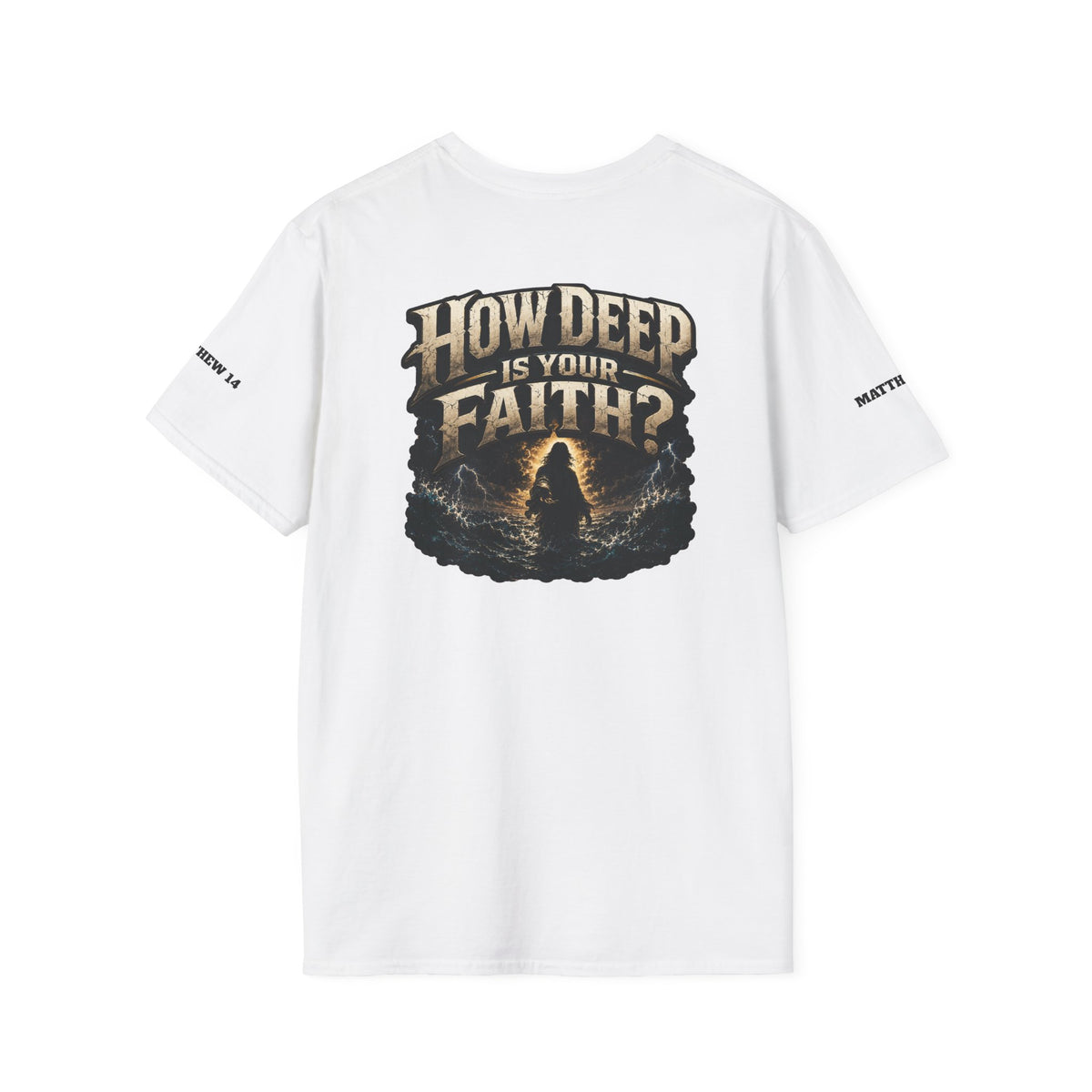 Christian Workout Shirt – Courage | Matthew 14 Oversized Lightweight Tee