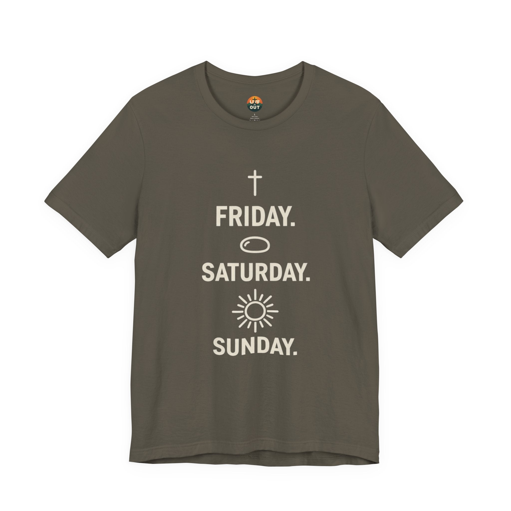 "Friday. Saturday. Sunday." Graphic Tee