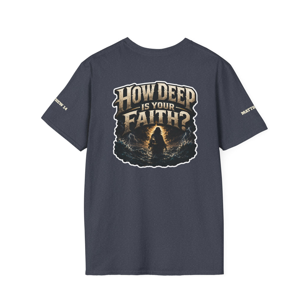 Christian Workout Shirt – Courage | Matthew 14 Oversized Lightweight Tee
