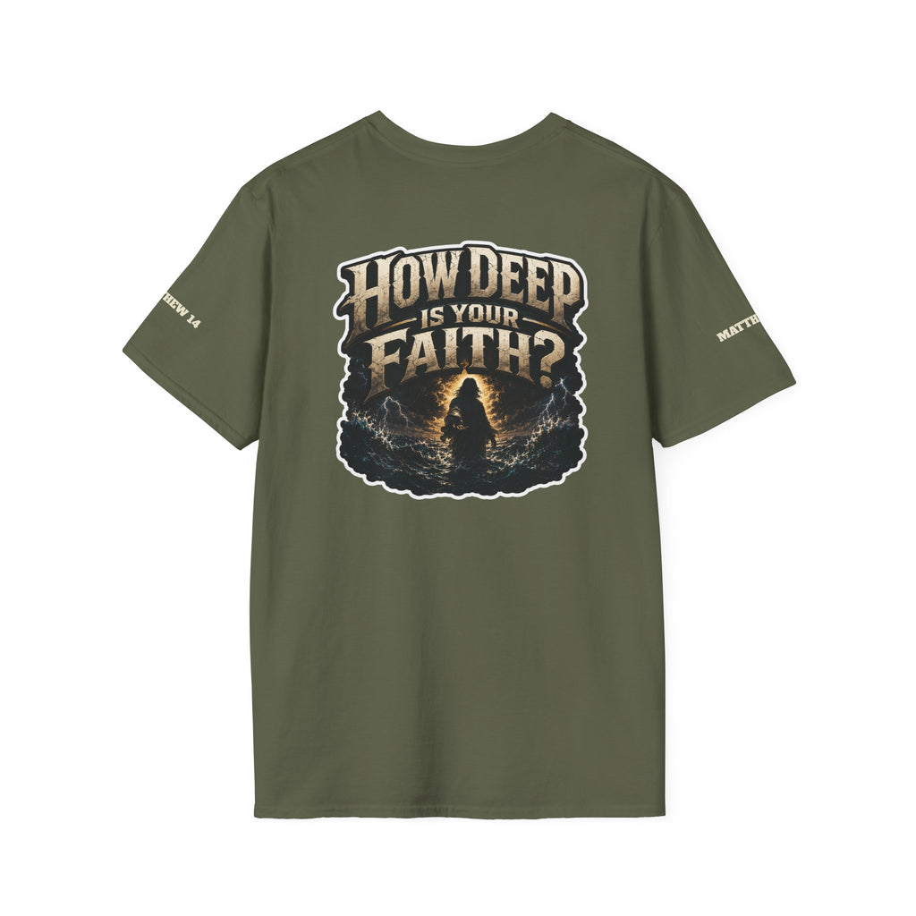 Christian Workout Shirt – Courage | Matthew 14 Oversized Lightweight Tee