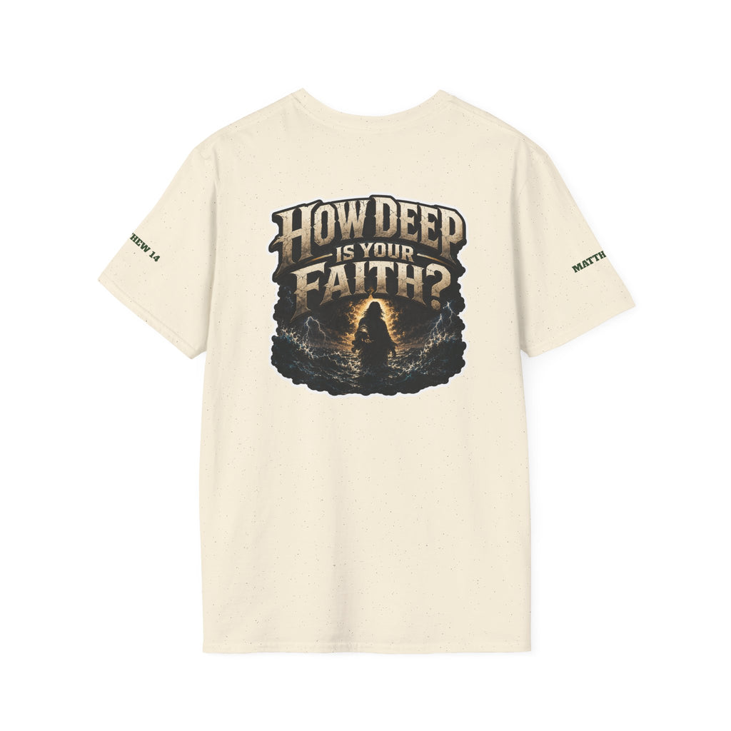Christian Workout Shirt – Courage | Matthew 14 Oversized Lightweight Tee