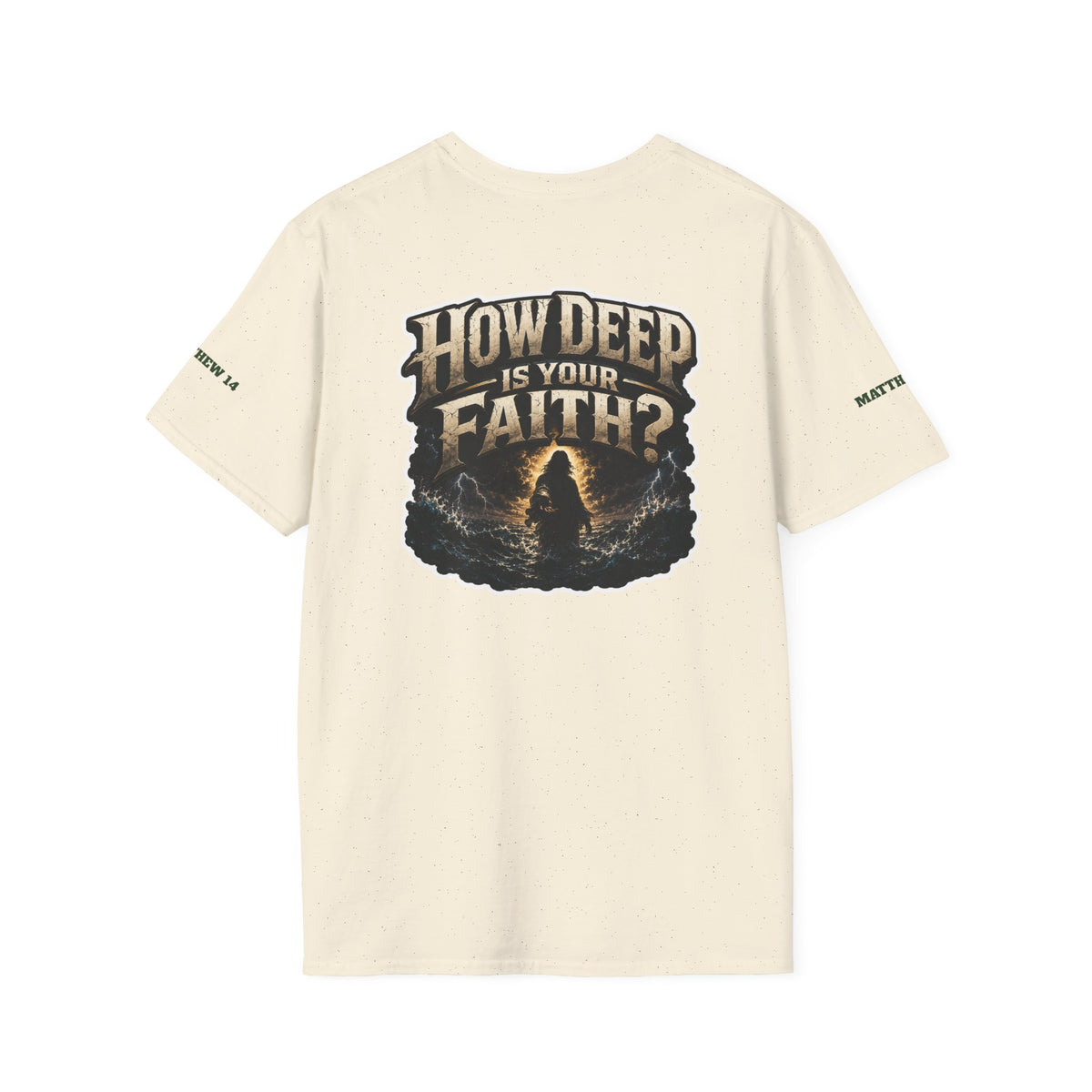 Christian Workout Shirt – Courage | Matthew 14 Oversized Lightweight Tee