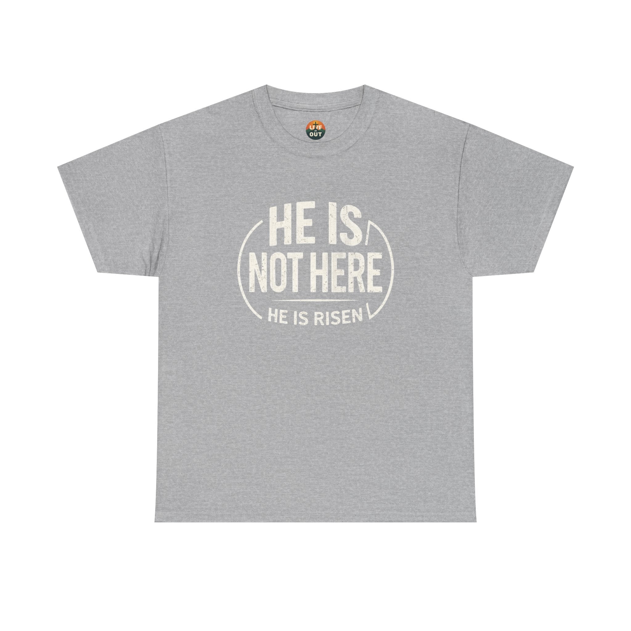 He Is Not Here T-Shirt — Christian Faith Easter Tee