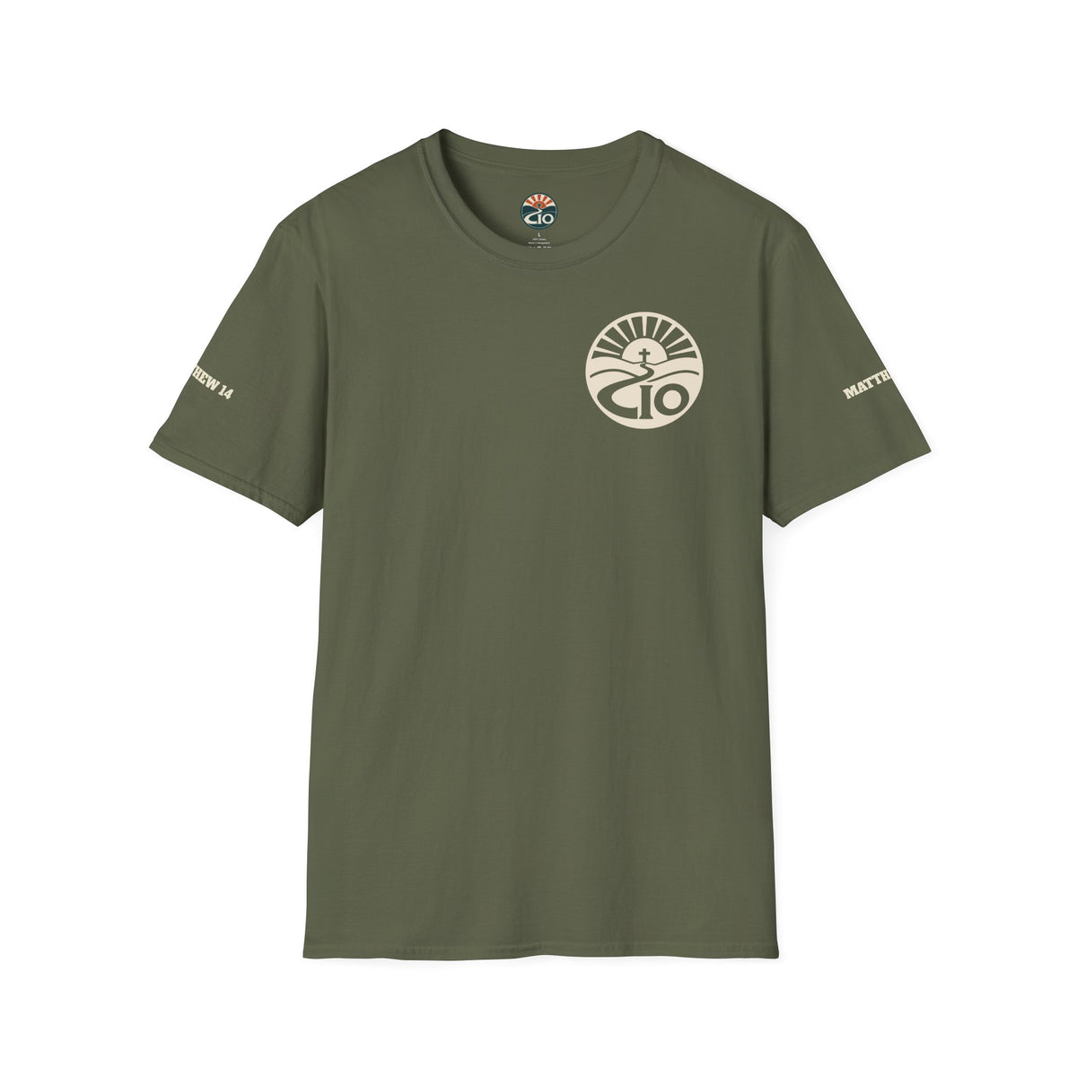 Christian Workout Shirt – Courage | Matthew 14 Oversized Lightweight Tee