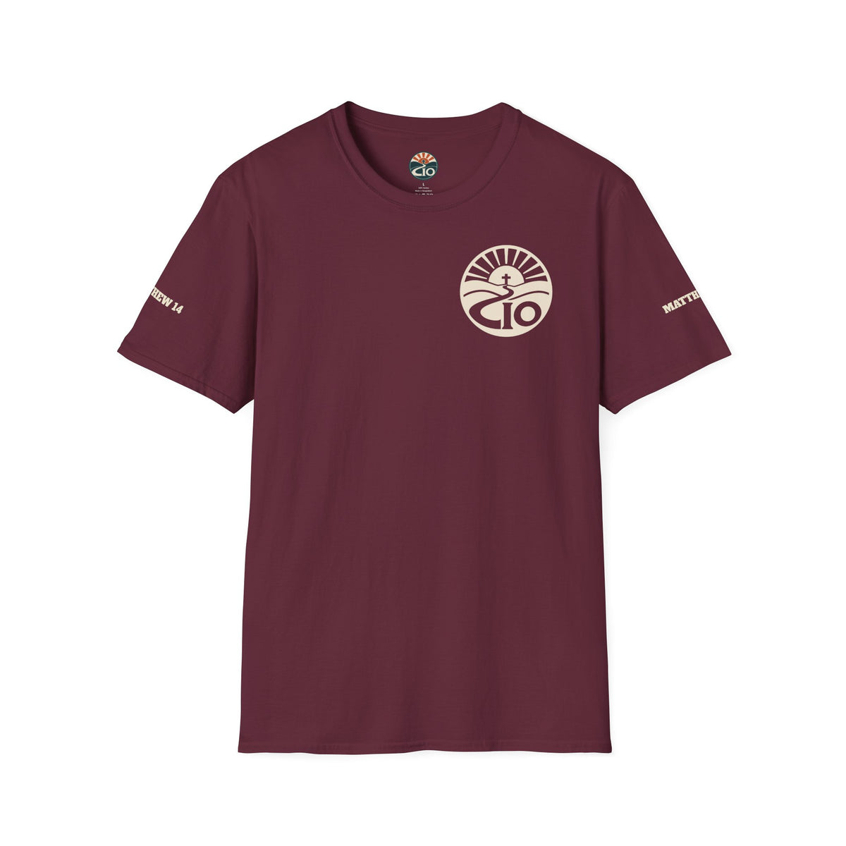 Christian Workout Shirt – Courage | Matthew 14 Oversized Lightweight Tee