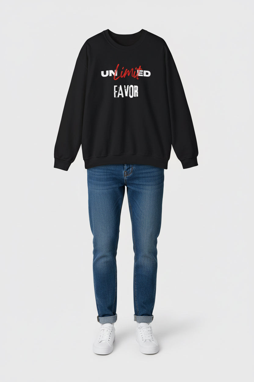 "Unlimited Favor" Graphic Sweatshirt