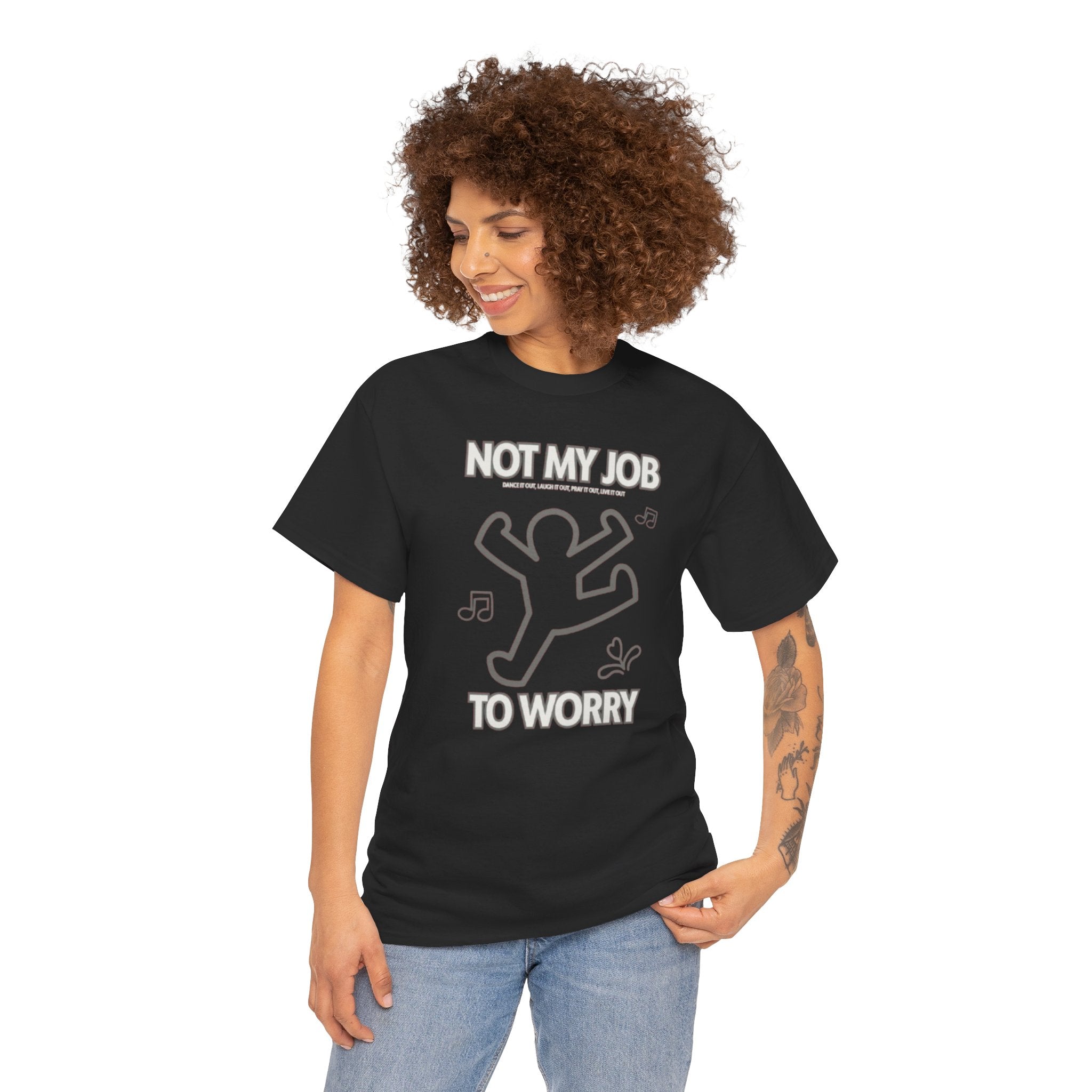Not My Job To Worry Relaxed Graphic Tee