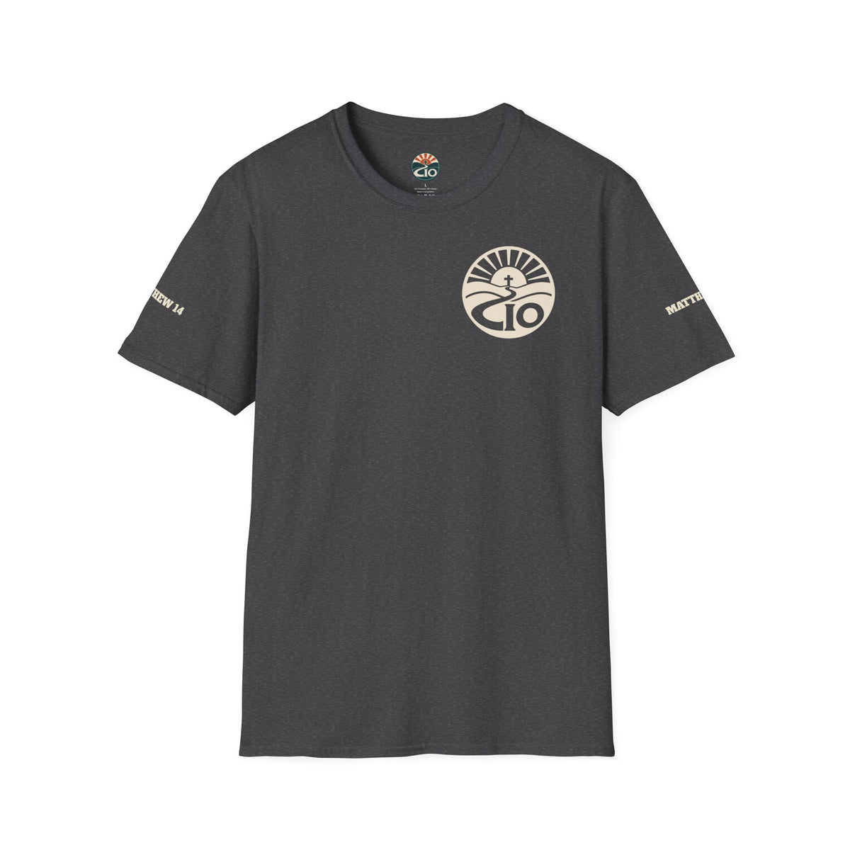 Christian Workout Shirt – Courage | Matthew 14 Oversized Lightweight Tee