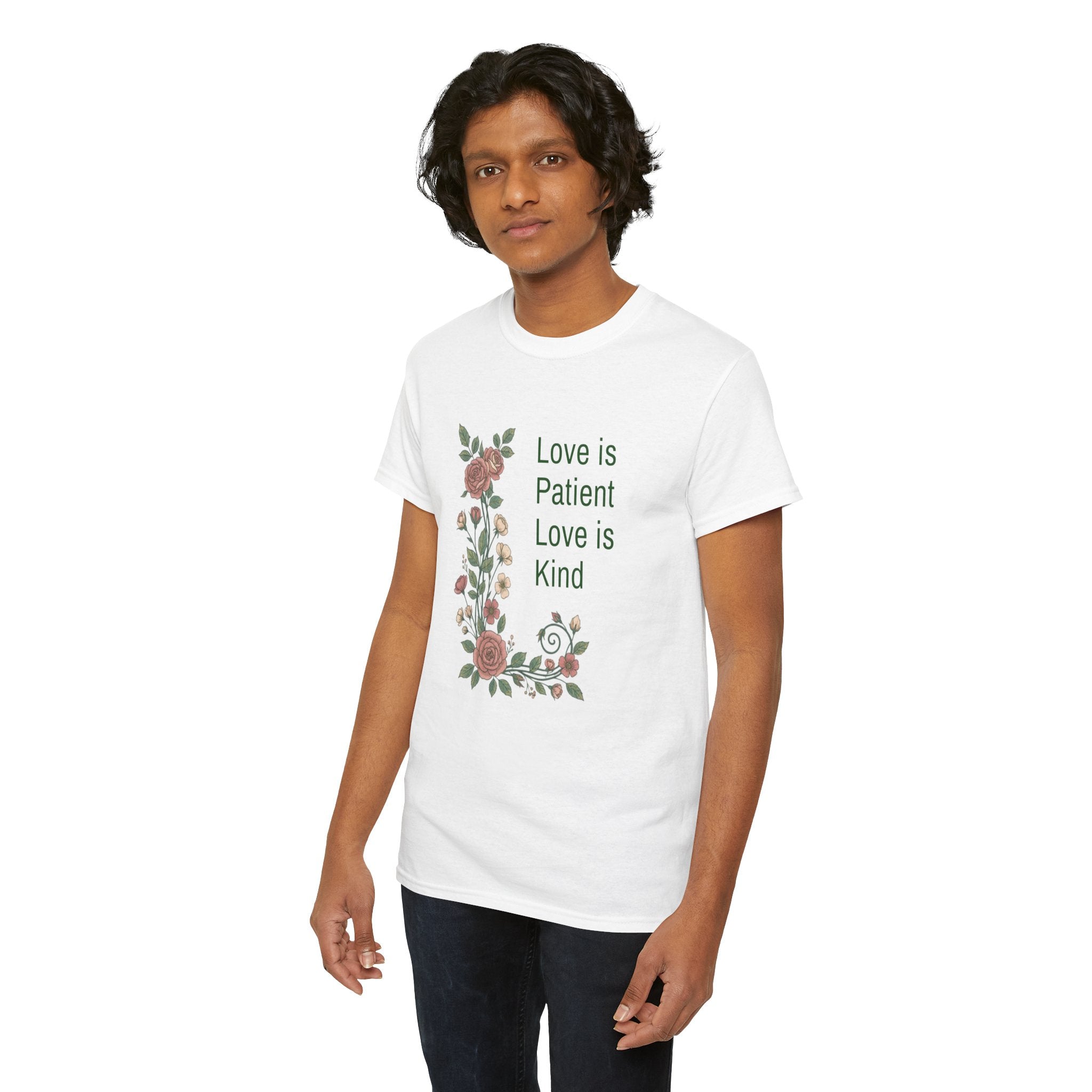 Love Is Patient Love Is Kind Floral Tee