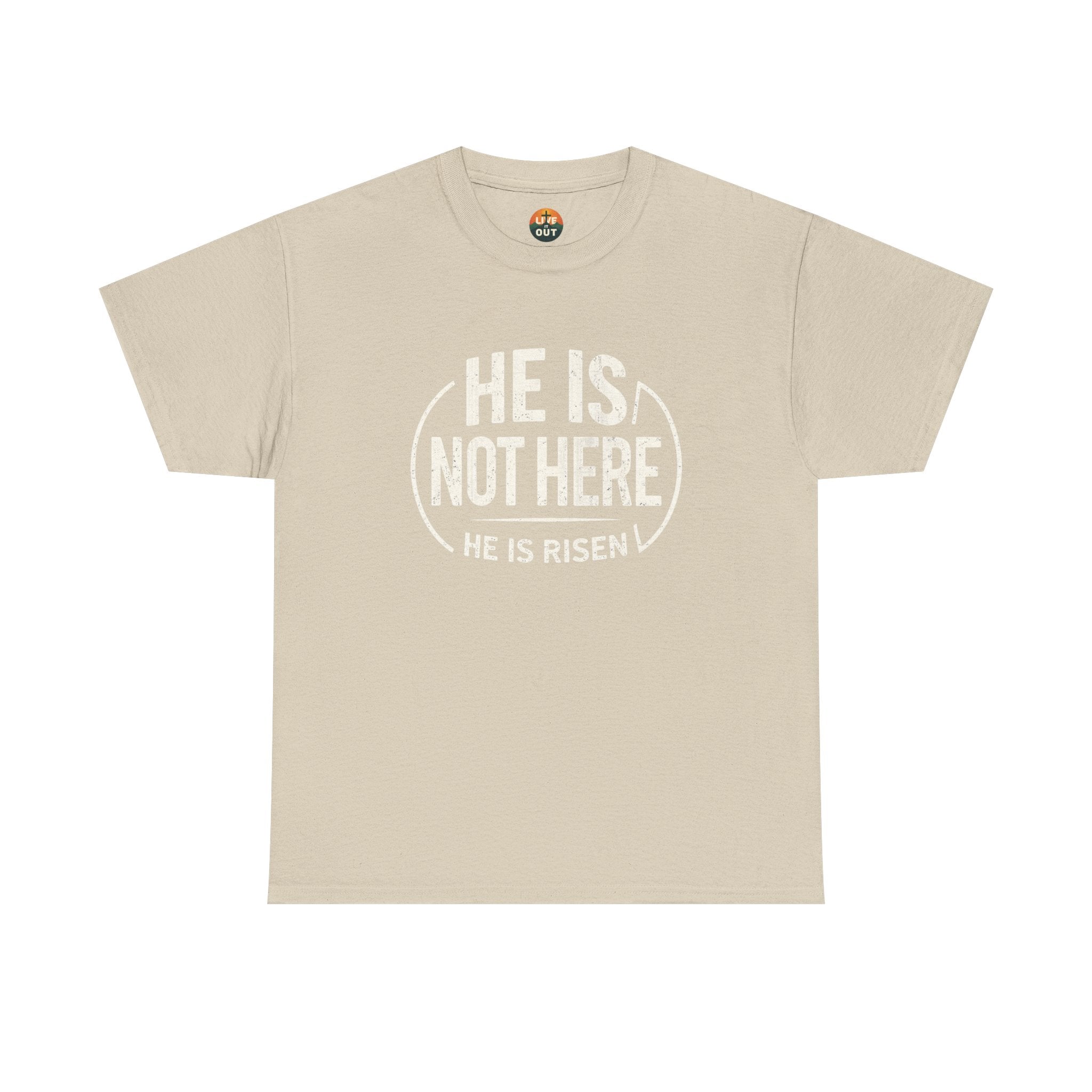 He Is Not Here T-Shirt — Christian Faith Easter Tee