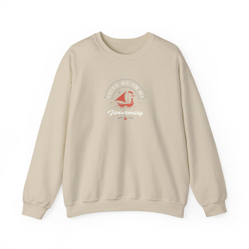 "Guide Me On My Journey" Sailboat Graphic Sweatshirt