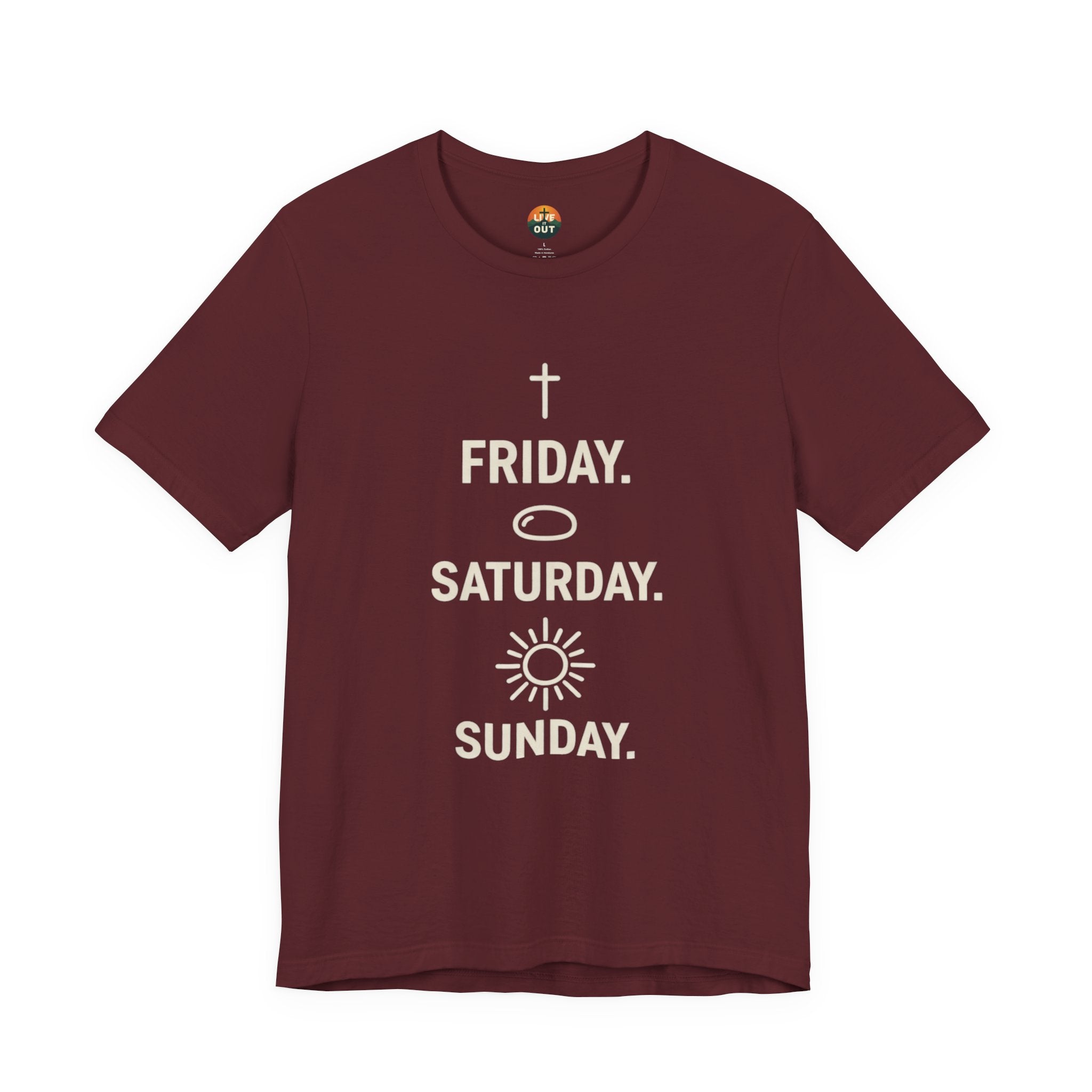 "Friday. Saturday. Sunday." Graphic Tee