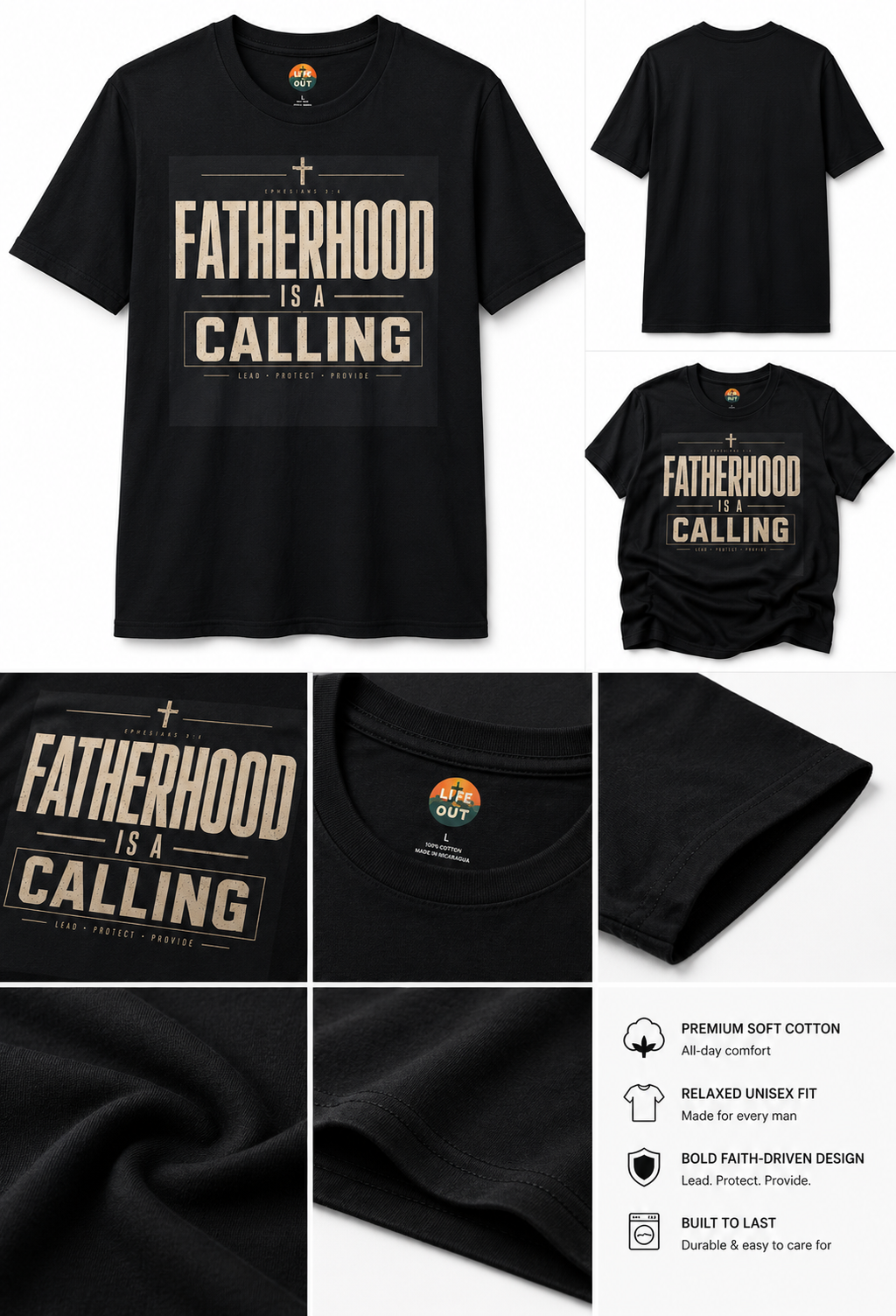 Fatherhood Is a Calling | Statement Tee