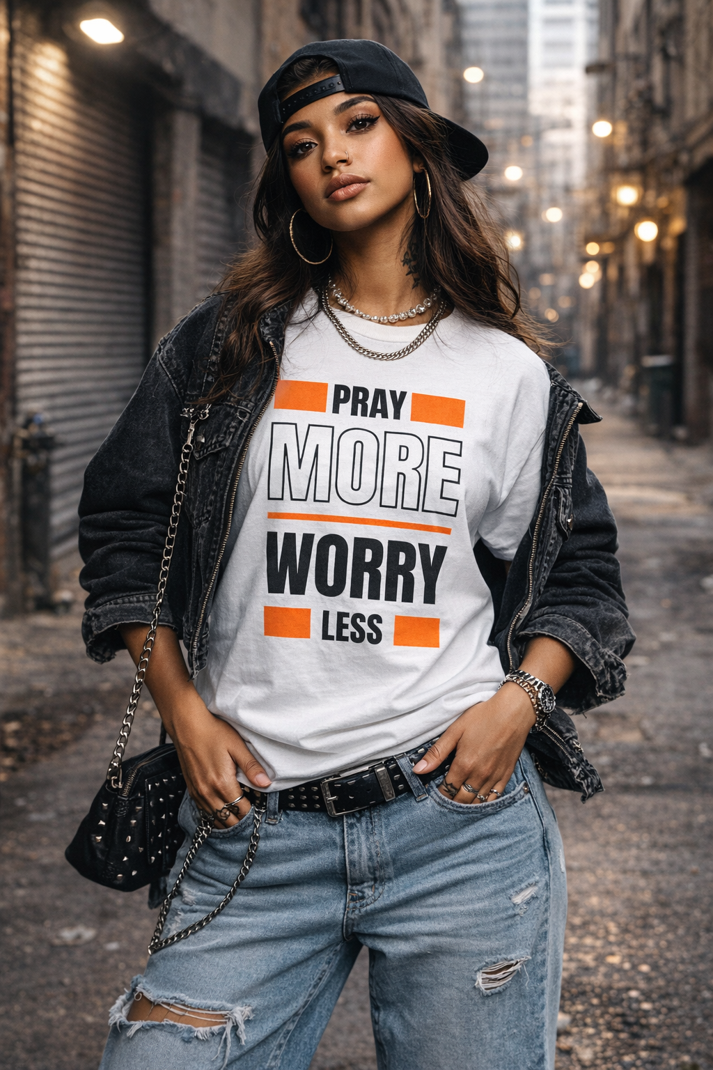 Pray More Worry Less Tee