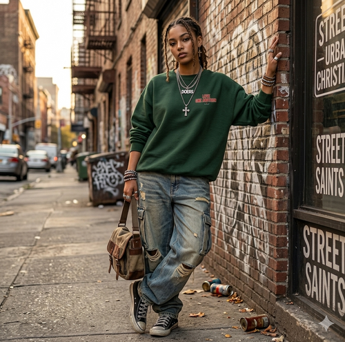 "Love One Another" Graphic Sweatshirt