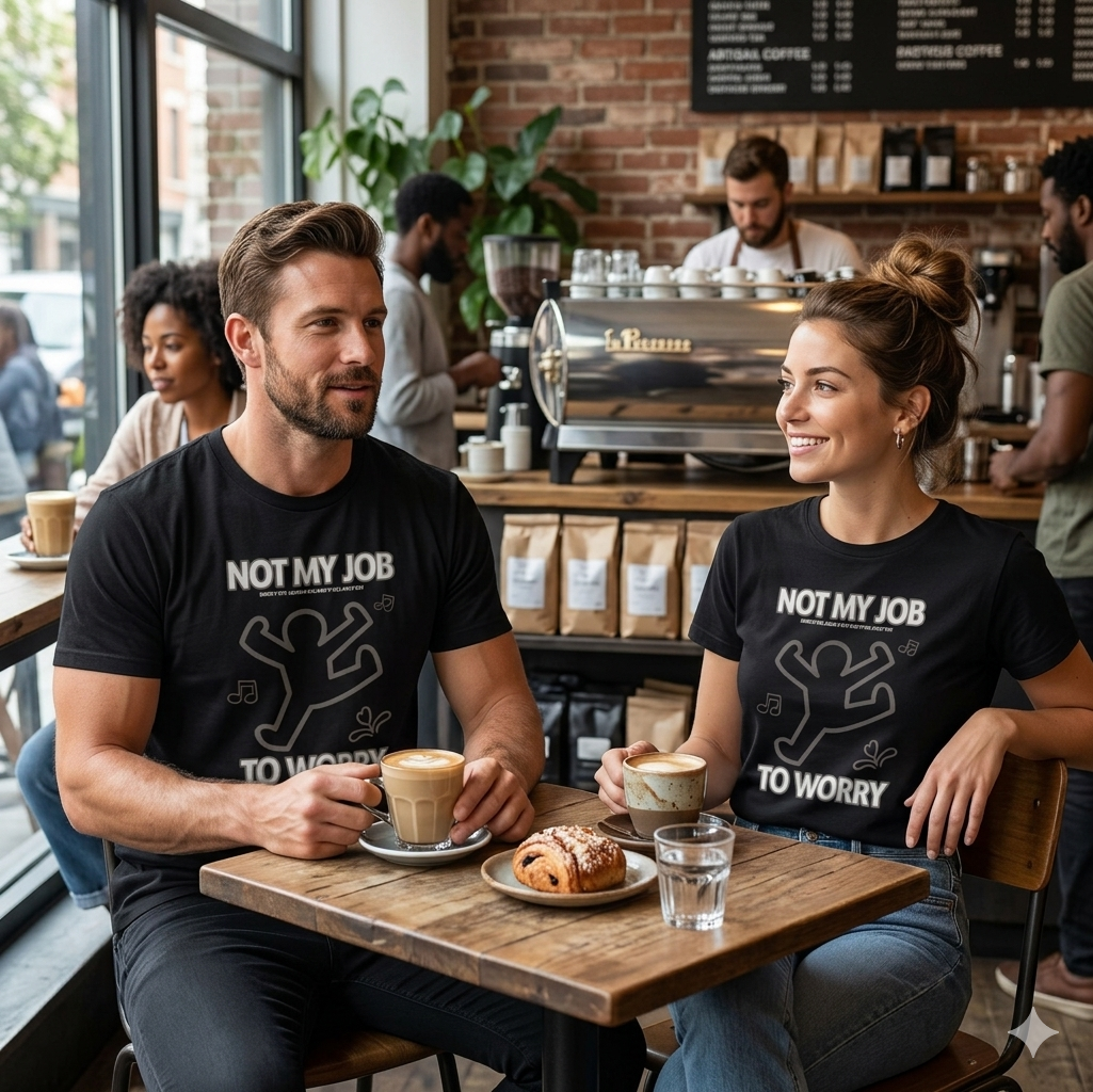 Not My Job To Worry Relaxed Graphic Tee