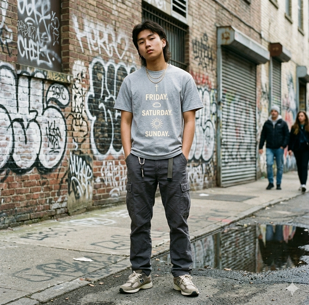 "Friday. Saturday. Sunday." Graphic Tee