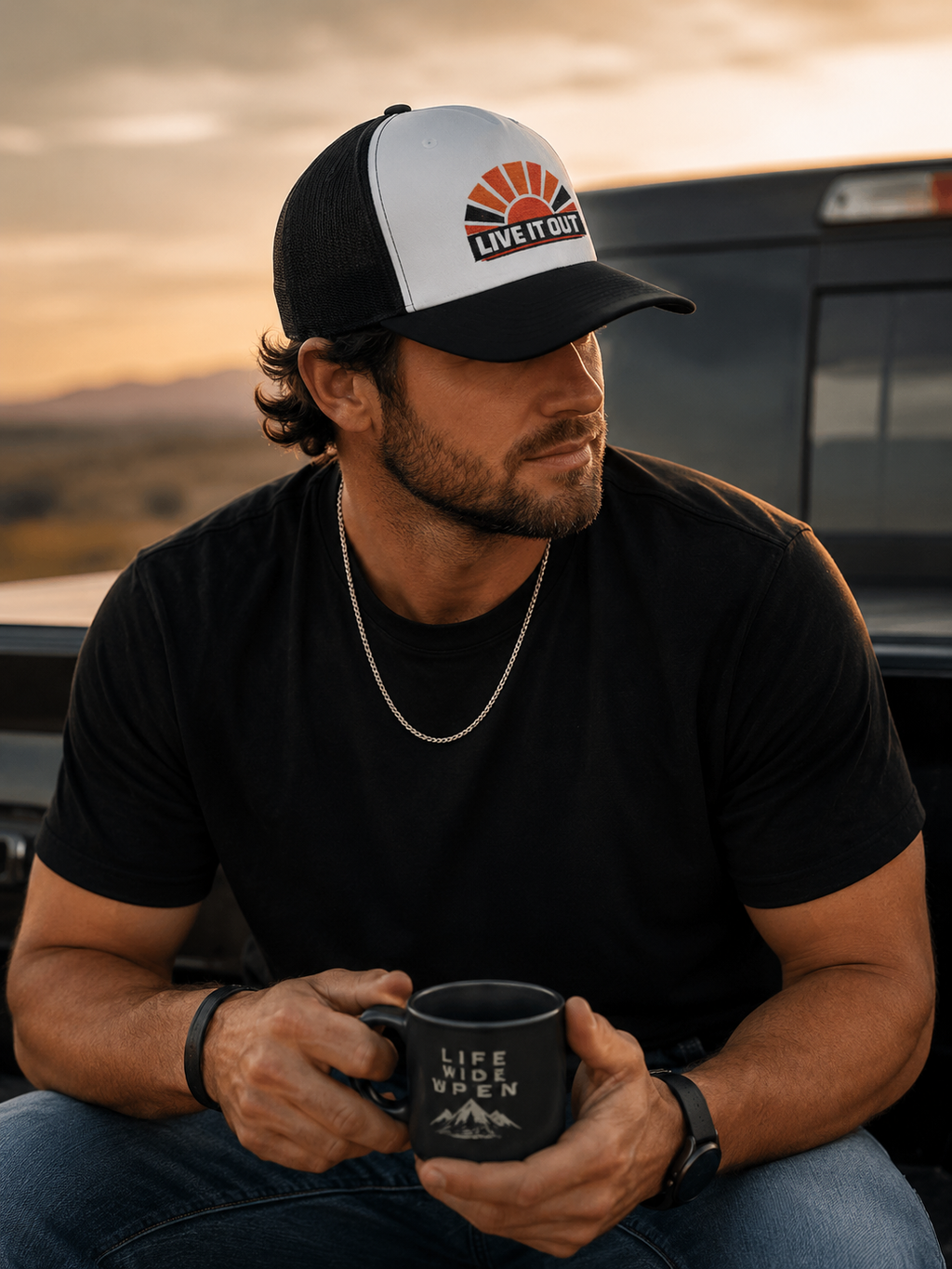 Live It Out “Sunrise” Foam Trucker Hat
