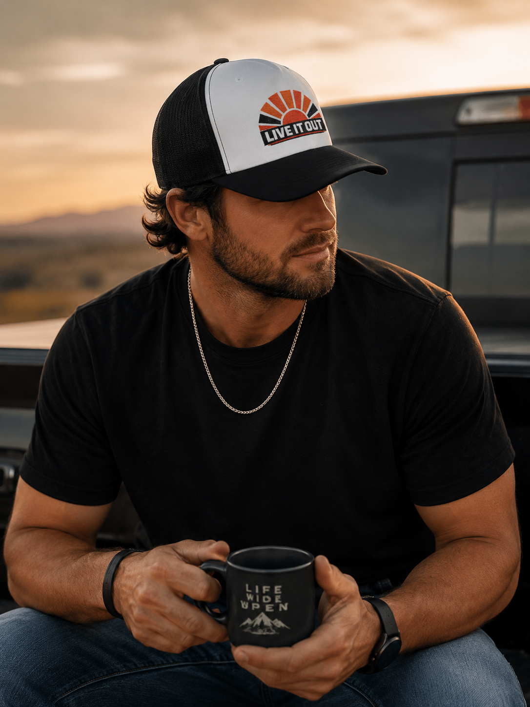 Live It Out “Sunrise” Foam Trucker Hat