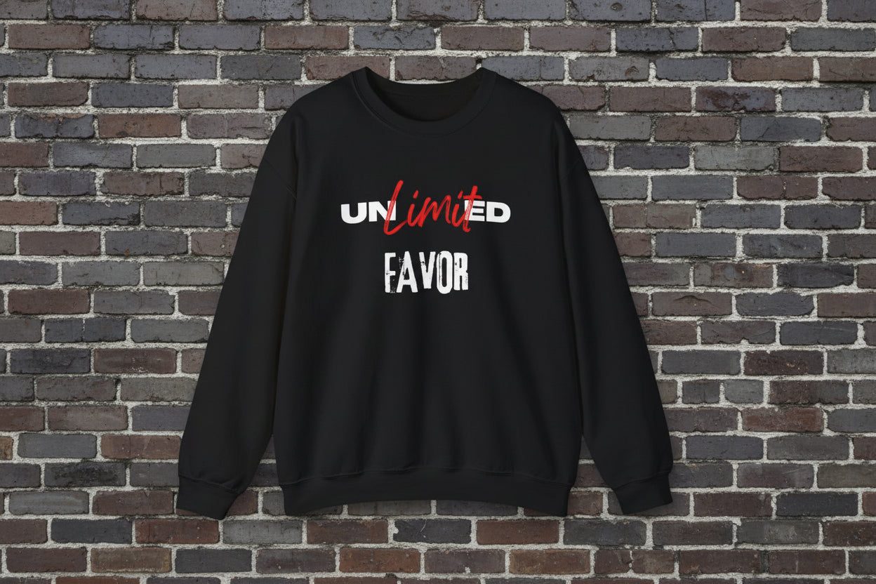 "Unlimited Favor" Graphic Sweatshirt